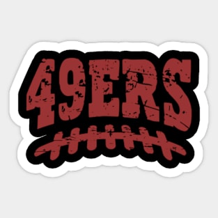 49ers football Sticker